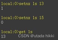 setnx命令,SETNX命令说明